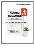Solutions for Problems in System Dynamics&comma; 4th Edition &ndash; Ogata &vert; All 11 Chapters Covered