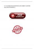 LI &sol; LE COURSE EXAM QUESTIONS AND CORRECT ANSWERS 2024 UPDATE GRADED A&plus;