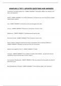 ANAPLAN L1 TEST 1 UPDATED QUESTIONS AND ANSWERS