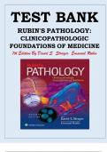 Test Bank For Rubin's Pathology&colon; Clinicopathologic Foundations of Medicine Seventh Edition by David S&period; Strayer MD PhD latest update&period;