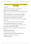 CCIM EXAM 8 QUESTIONS AND CORRECT ANSWERS&excl;