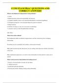CCIM EXAM PRAC QUESTIONS AND CORRECT ANSWERS&excl;