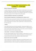 CCIM EXAM PREP QUESTIONS AND CORRECT ANSWERS&excl;