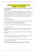 CCIM EXAM REV QUESTIONS AND CORRECT ANSWERS&excl;