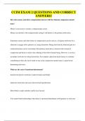 CCIM EXAM 2 QUESTIONS AND CORRECT ANSWERS&excl;