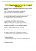 CCIM EXAM 4 QUESTIONS AND CORRECT ANSWERS&excl;