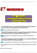 CUSP - T&D Exam Questions & Answers 150 Questions with Correct Answers&period;
