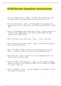 EFDA Review Questions And Answers&period;