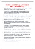 ISYE6644 Midterm 2 questions and answers 2025