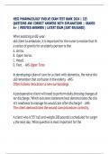 HESI PHARMACOLOGY EVOLVE EXAM TEST BANK 2024 &vert; 325 QUESTIONS AND CORRECT ANSWERS WITH EXPLANATIONS &vert; GRADED A&plus; &vert; VERIFIED ANSWERS &vert; LATEST EXAM &lpar;JUST RELEASED&rpar;