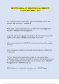 EFDA EXAM BUNDLE WITH 10 ITEMS QUESTIONS & CORRECT  ANSWERS LATEST 2025