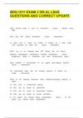 BIOL1011 EXAM 3 DR&period;AL LSUE