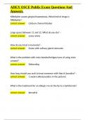 ADEX OSCE Publix Exam Questions And Answers&period;docx