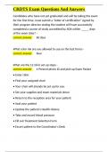 CRDTS Exam Questions And Answers&period;docx