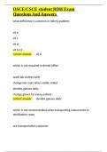 OSCE CSCE student RDH Exam Questions And Answers&period;docx