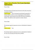 Smart Serve Practice Test Exam Questions And Answers&period;docx