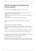 PRD NU 317 final exam questions with accurate solutions&period;