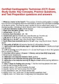 Certified Cardiographic Technician &lpar;CCT&rpar; Exam Study Guide Key Concepts&comma; Practice Questions&comma; and Test Preparation questions and answers&period;pdf