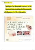   Test Bank For Illustrated Anatomy of the Head and Neck 6th Edition  by Fehrenbach &vert;&vert; All Chapters 1 &ndash; 12 &vert;&vert;Complete &emsp;