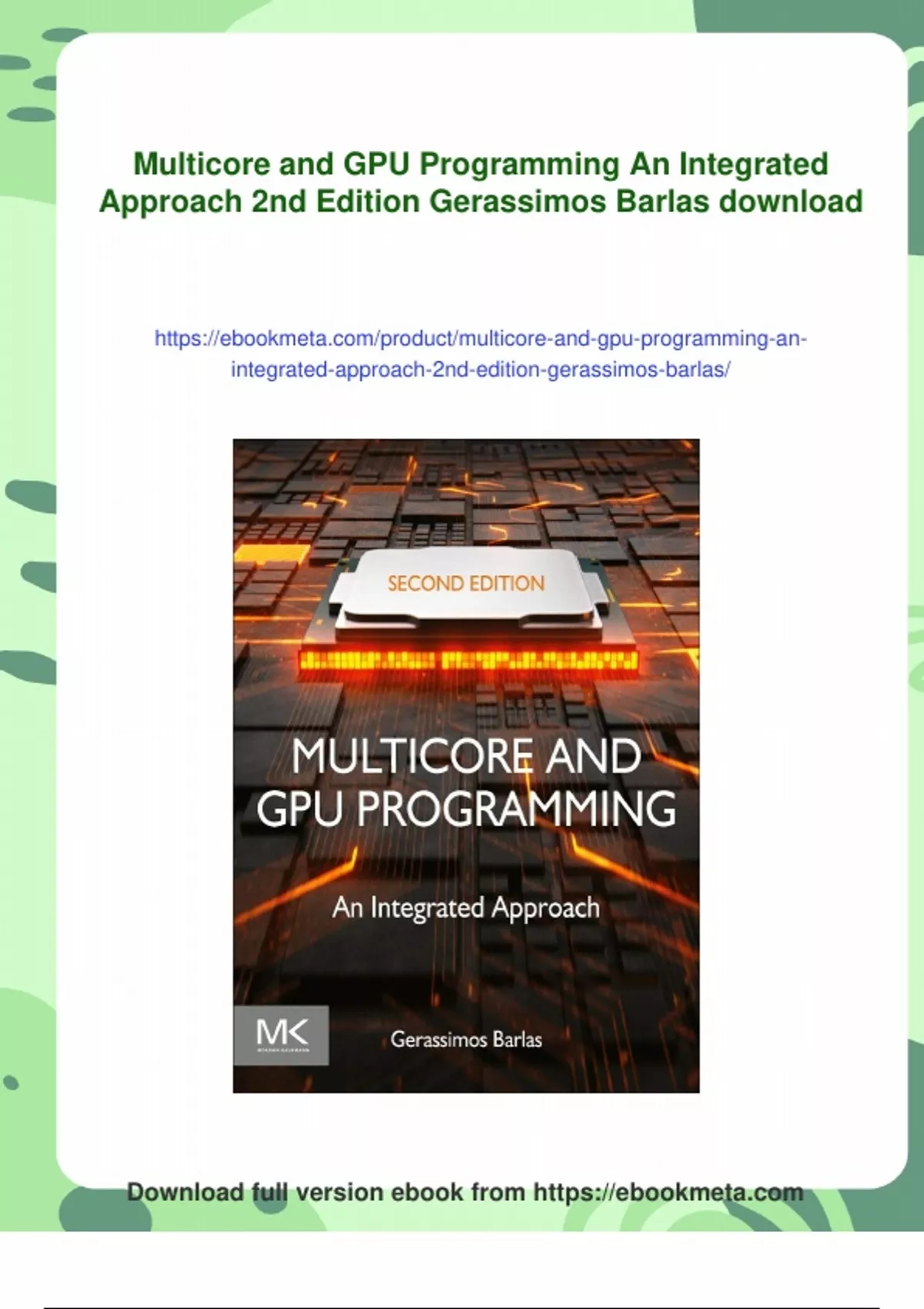 Summary Multicore and GPU Programming An Integrated Approach 2nd ...