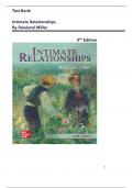 Test Bank for Intimate Relationships&comma; 9th Edition by Rowland Miller All 14 chapters covered&vert;&vert; Latest Update