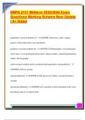 SMPA 2151 Midterm 2025&sol;2026 Exam  Questions Marking Scheme New Update  &vert; A&plus; Rated 