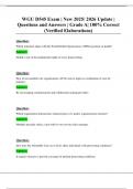 WGU D545 Exam &vert; New 2025&sol; 2026 Update &vert; Questions and Answers &vert; Grade A&vert; 100&percnt; Correct &lpar;Verified Elaborations&rpar;