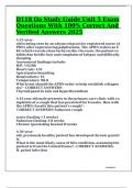 D118 Oa Study Guide Unit 5 Exam Questions With 100&percnt; Correct And Verified Answers 2025