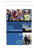 Test Bank For Organizational Behavior&colon; An Evidence-Based Approach 14th Edition by Luthans&comma;&comma; All 14 Chapters Covered&comma; Verified Latest Edition