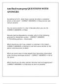 tam final exam prep QUESTIONS WITH ANSWERS