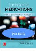 Test Bank for Administering Medications&colon; Pharmacology for Healthcare Professionals 9th Edition by Donna Gauwitz &ndash; A&plus; Verified Questions & Answers