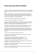 Nurse Executive Board Certified NEWEST 2025&sol;2026 ACTUAL EXAM COMPLETE QUESTIONS AND CORRECT DETAILED ANSWERS &lpar;VERIFIED ANSWERS&rpar; &vert;ALREADY GRADED A&plus;&vert;&vert;BRAND NEW&excl;&excl;