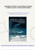 Colonialism And Race in Luso Hispanic Literature 1st Edition Jerome C&period; Branche - Digital Download