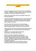 NAFCU NCCO TEST 4 QUESTIONS AND CORRECT ANSWERS