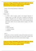 Valencia College NURSING 2022 BUTTARO TB 1 Exam Questions And Answers 100&percnt;Correct&sol;Verified Assured Success Latest Update 2023