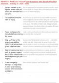 ASHI First Aid Exam &sol; Actual Test Questions with Detailed Verified Answers &sol; Already A &sol; 2025 &sol; 2026&period;