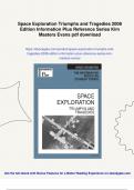 Space Exploration Triumphs and Tragedies 2008 Edition Information Plus Reference Series Kim Masters Evans - PDF Download