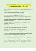 ARMY SUPPLY 92Y BOARD 100&plus; QUESTIONS &  CORRECT ANSWERS LATEST 2025 