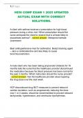 HESI COMP EXAM 1 2025 UPDATED  ACTUAL EXAM WITH CORRECT  SOLUTIONS&period; 