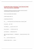Certified Fiber Optics Final Exam &vert; Latest Questions With  100&percnt; Correct Answers &lpar;2025&sol;2026&rpar;