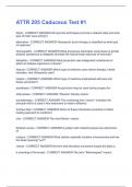 ATTR 205 Caduceus Test &num;1 Updated 2025 with complete solution