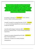 ACCOUNTING CRASH COURSE Final EXAM  BANK LATEST FROM WALL STREET PREP  &lpar;WSP&rpar; TESTING VERSIONS AND A STUDY GUIDE  &vert; WSP ACCOUNTING CRASHCOURSE LATEST  EXAM&sol; WALLSTREET PREP EXPERT VERIFIED  FOR GUARANTEED PASS&excl;&excl;
