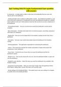 Epic Training COG170 Cogito Fundamentals Exam question with answers