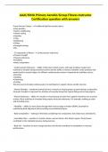 AAAI&sol;ISMA Primary Aerobic&sol;Group Fitness Instructor Certification question with answers