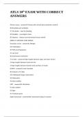 ATLS 10th EXAM WITH CORRECT ANSWERS