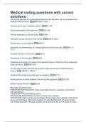 Medical coding questions with correct     solutions 