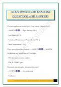Avionics Exam Bundle 2025 &vert;Questions and Answers 