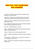 WGU D321 TEST QUESTIONS AND ANSWERS