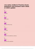   BUNDLE PACKAGE &semi;&semi;&semi;&semi; CNA PRACTICE Examination 20252026&period;