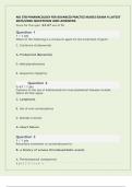 NU 578 PHARMACOLOGY FOR ADVANCED PRACTICE NURSES EXAM 4 LATEST 2025&sol;2026 QUESTIONS AND ANSWERS